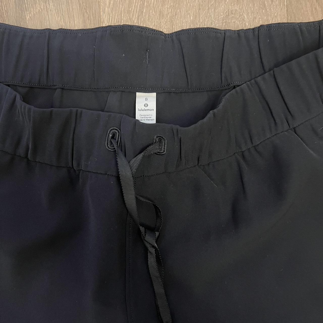 Lululemon black joggers. Size 8. Super lightweight