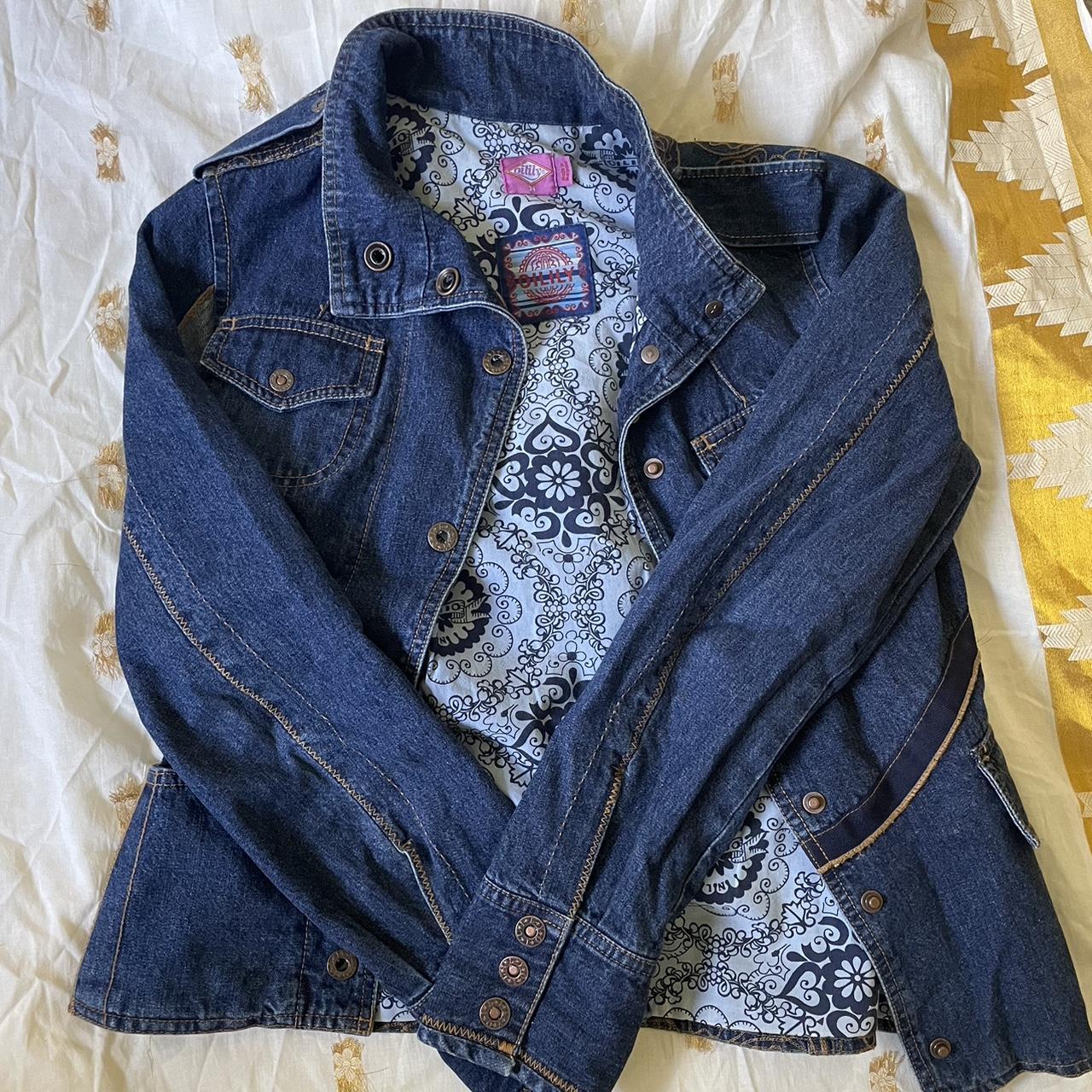 Oilily cheapest Floral Patterned Jean Jacket Size XS (4)