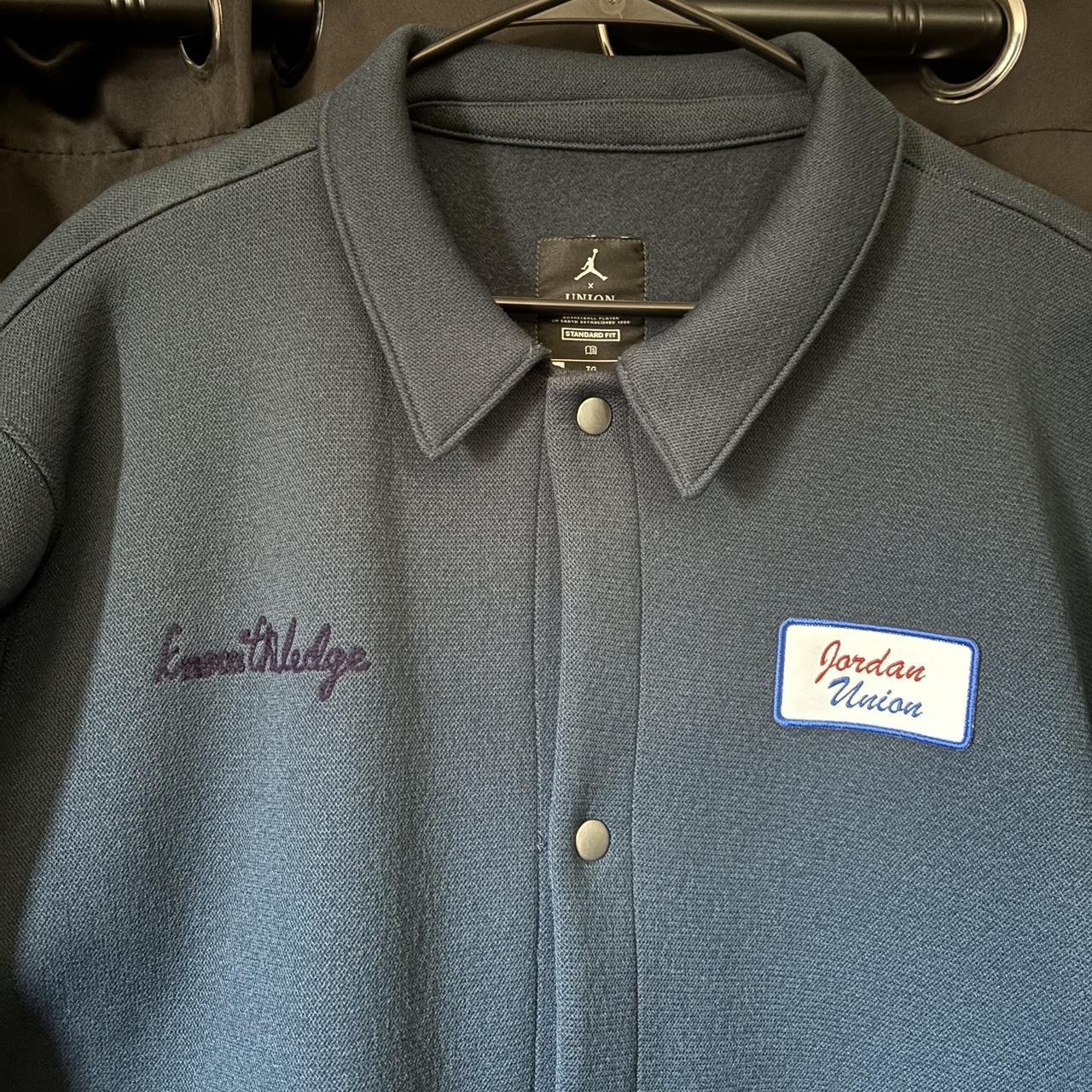 Air Jordan x Union LA coaches jacket “navy” Size:XL | Depop