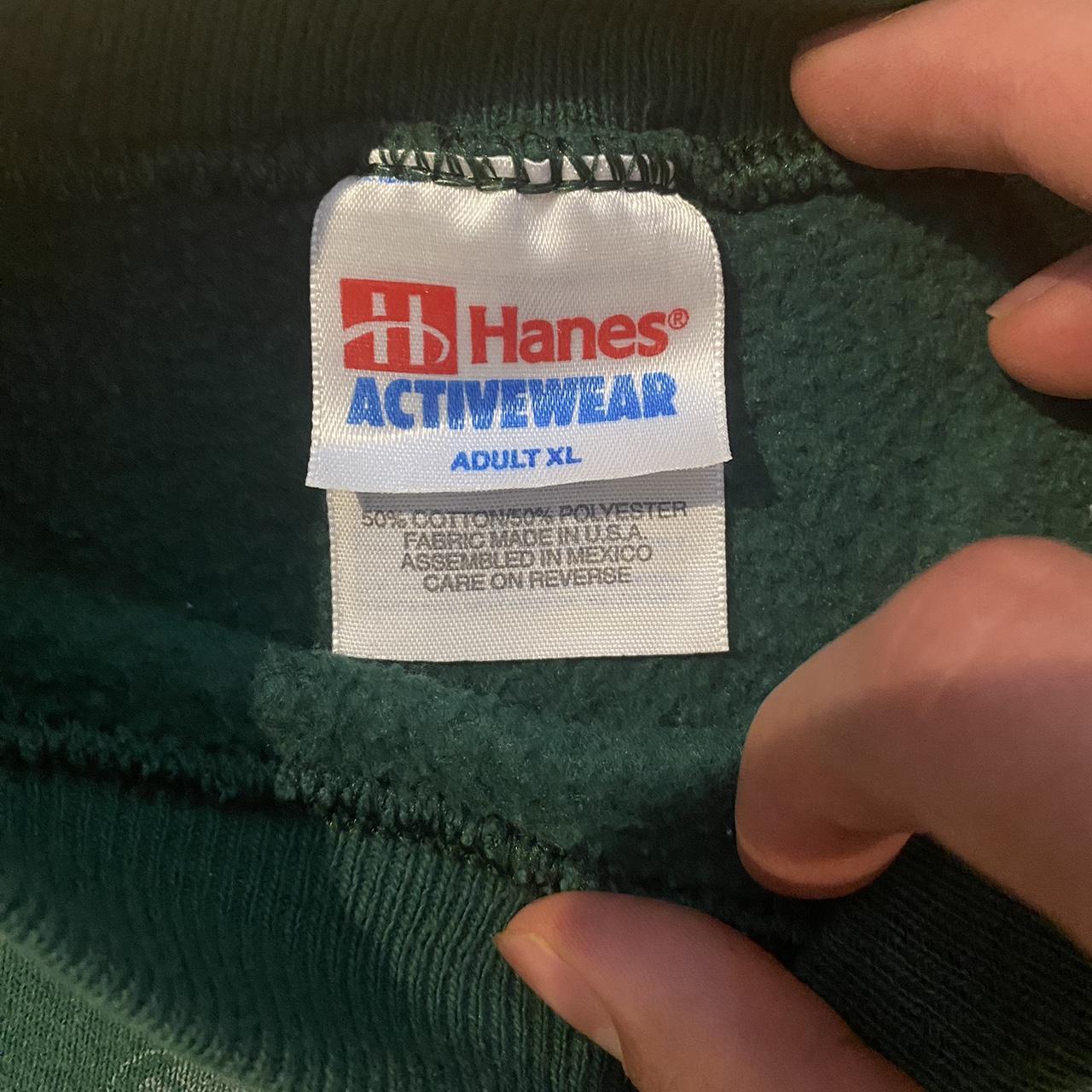 Hanes Men's Green Sweatshirt | Depop