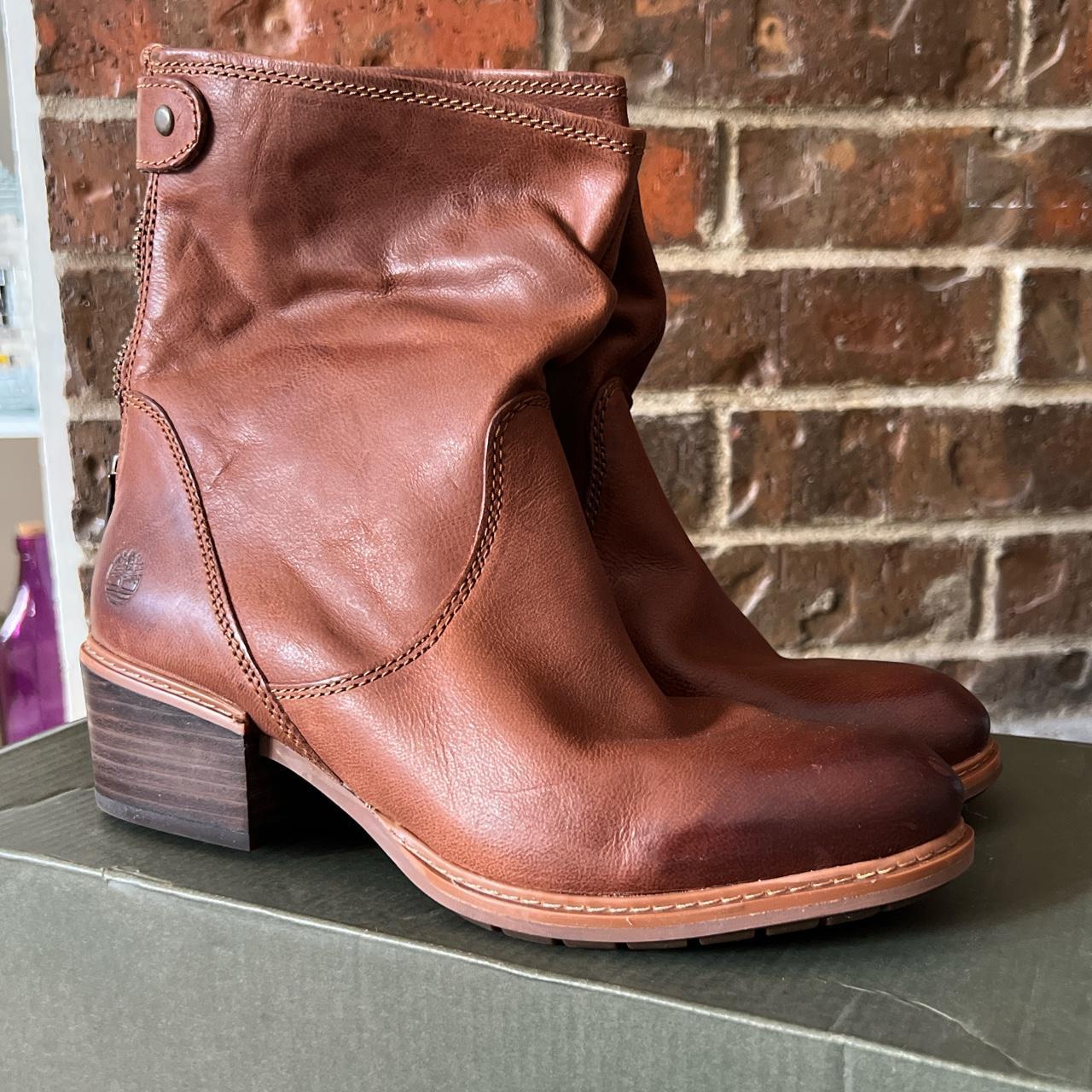 Timberland slouch leather hot sale chelsea boots