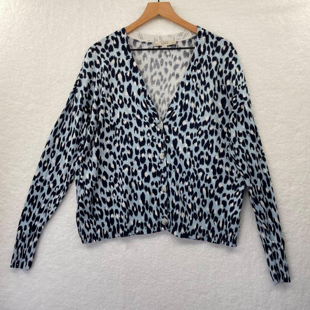 Loft 2025 leopard cardigan