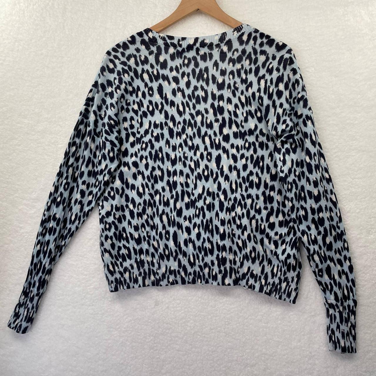 Loft leopard deals print cardigan