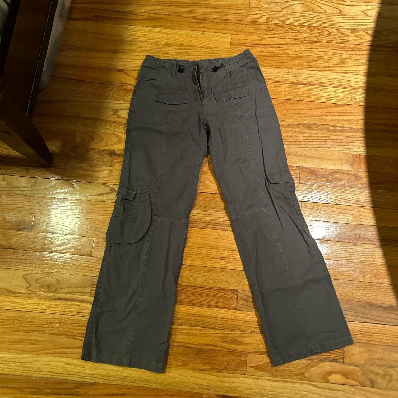 Brandy Melville grey kim cargo pants NEW WITH... - Depop