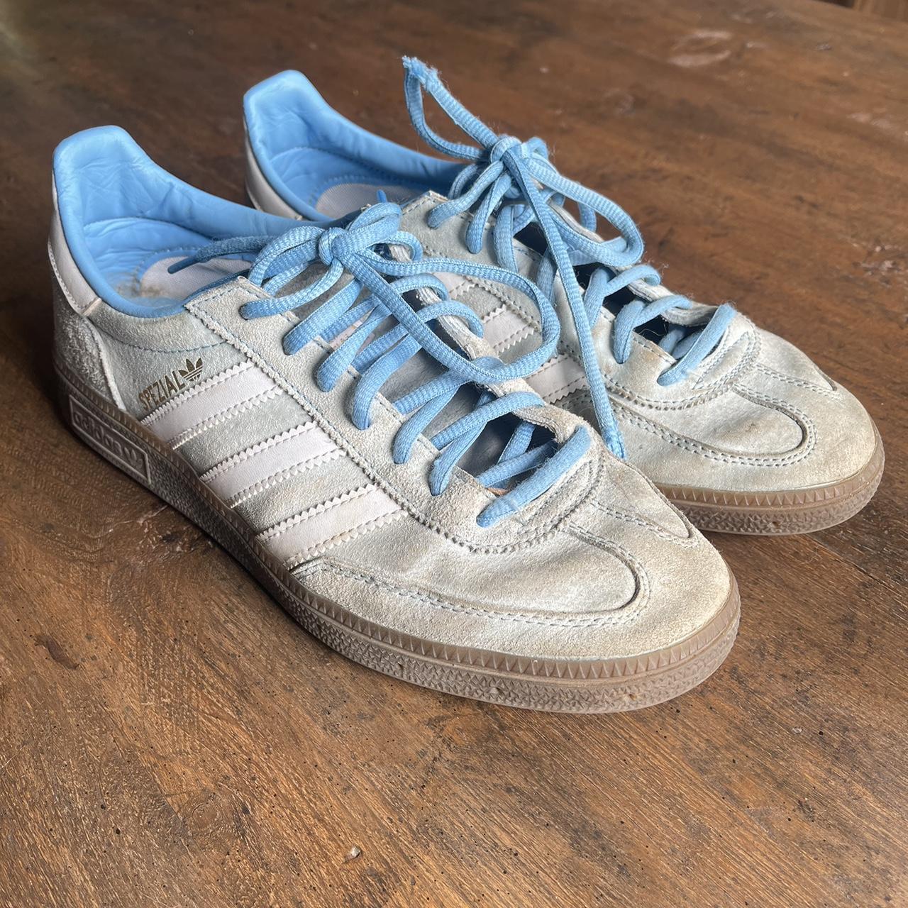 Adidas Handball spezial —————————————— light blue... - Depop