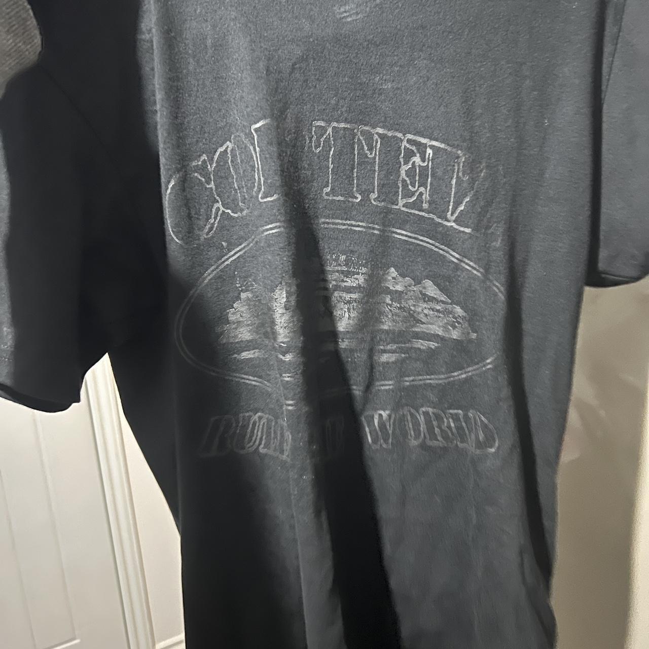 cortiez black t shirt xs worn 3-4 times - Depop