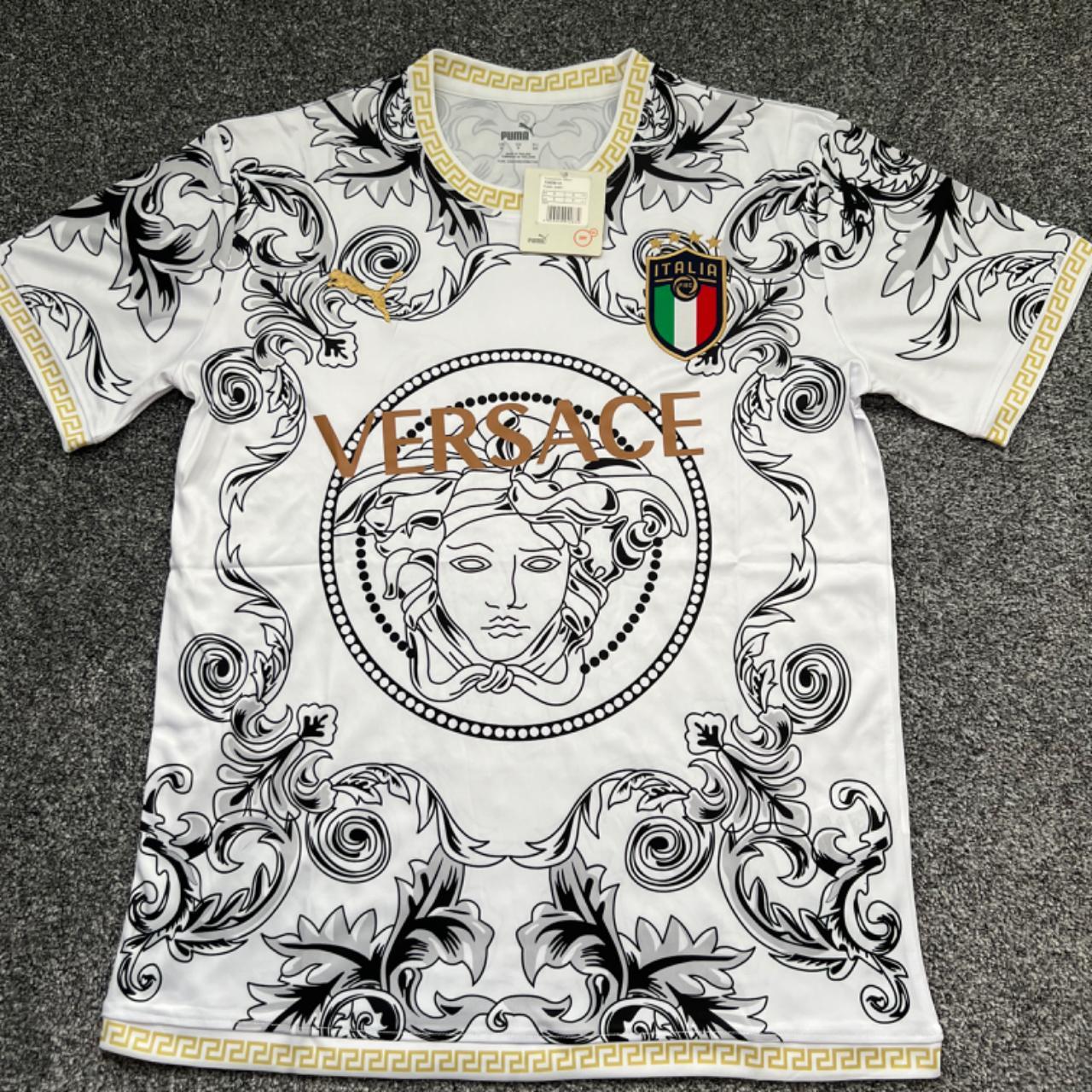 Versace Puma Italy National Team Jersey Size -... - Depop