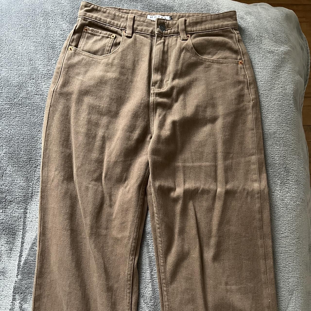 Brown denim Motel Rocks jeans Wrong size ordered - Depop