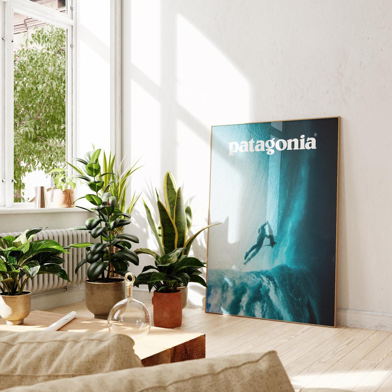 patagonia パタゴニア ポスター 額装品 特大 96cm×66cm 最 安値 でホビー・楽器・アート - patagonia パタゴニア ポスター