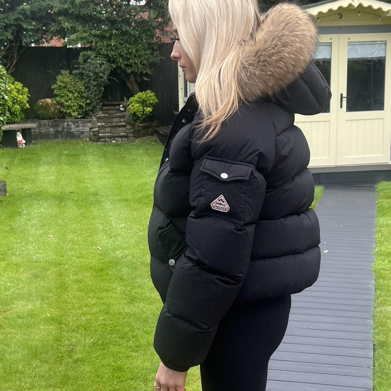 Womans pyrenex Aviator coat 100 authentic size 42,... Depop