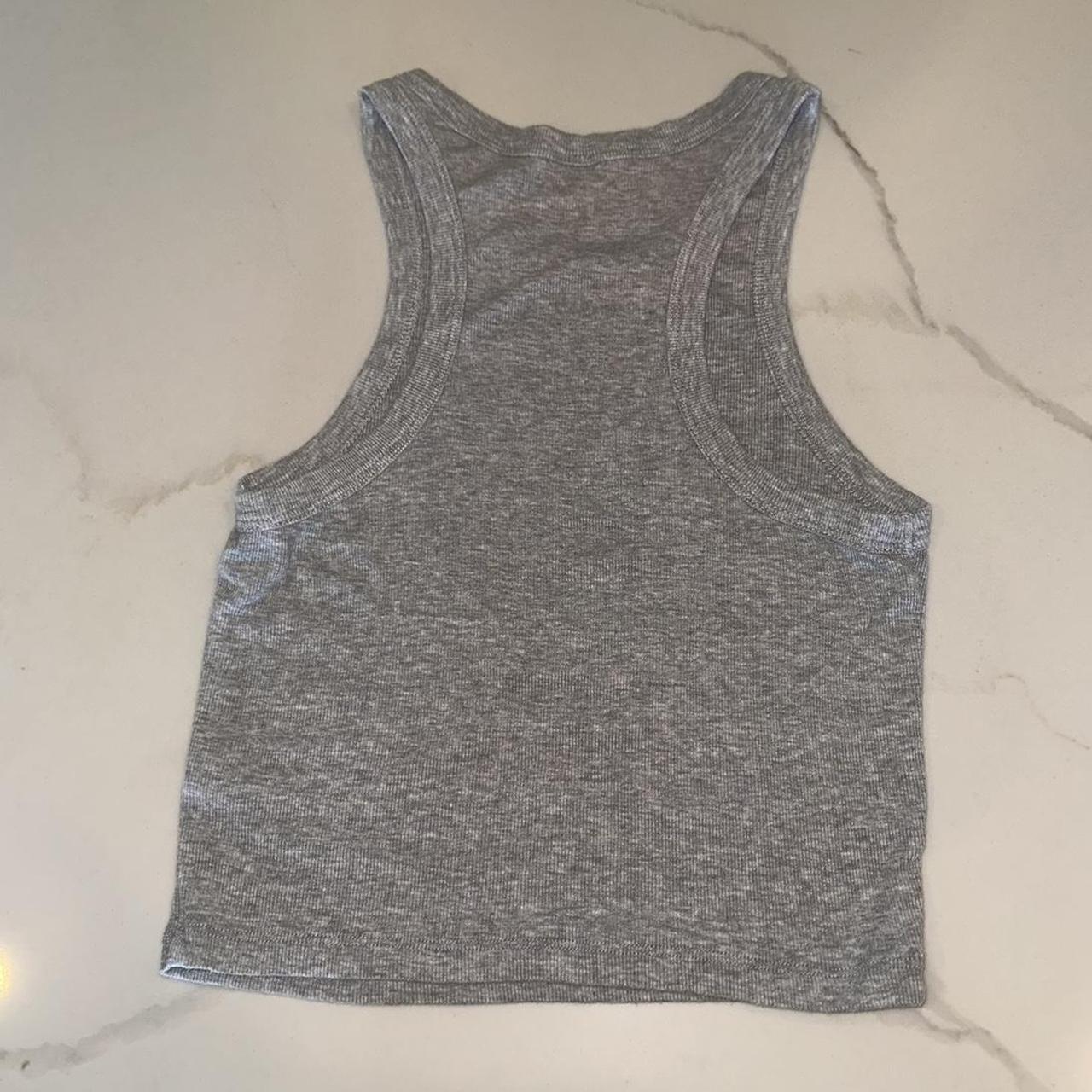 Aritzia Grey Honor Tank Size small but veryy... - Depop