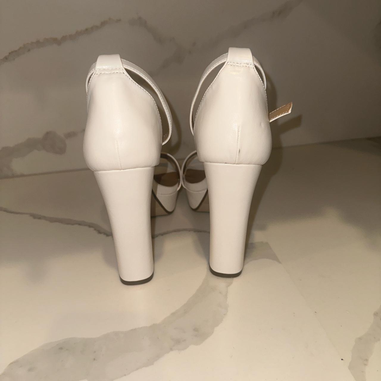 nasty gal white heels
