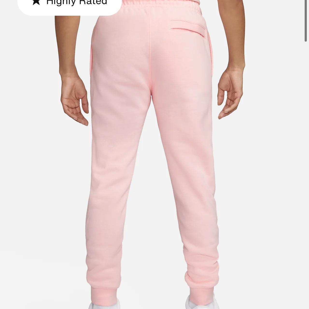 Nike pink best sale joggers mens