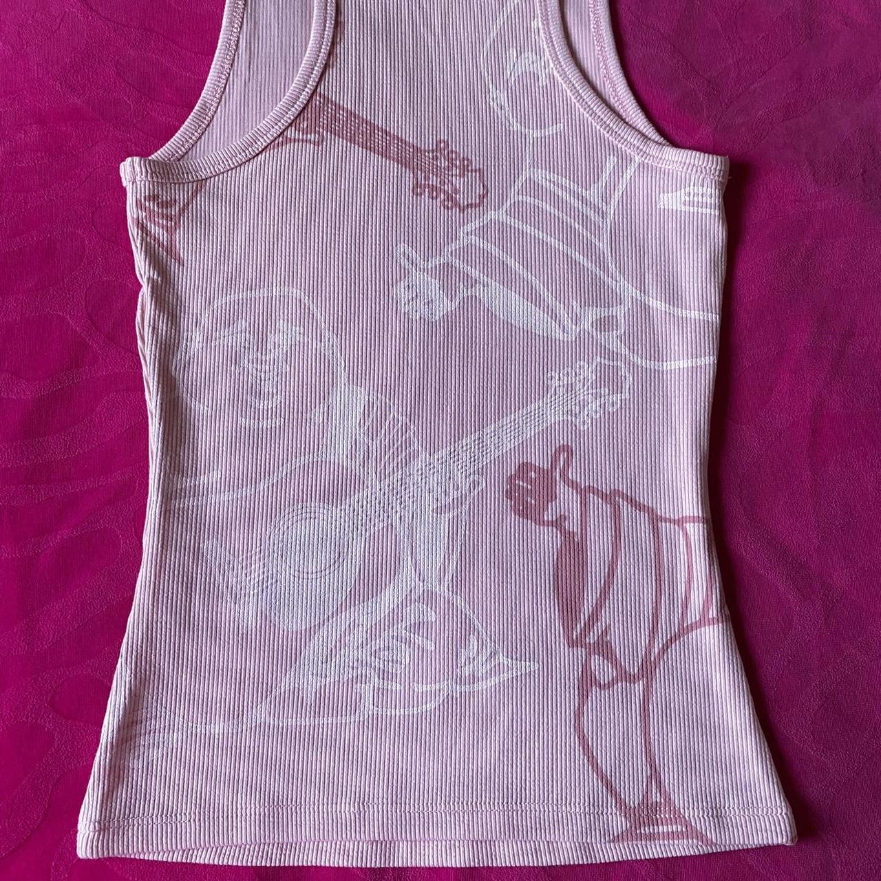 pink true religion tank top size extra small Depop