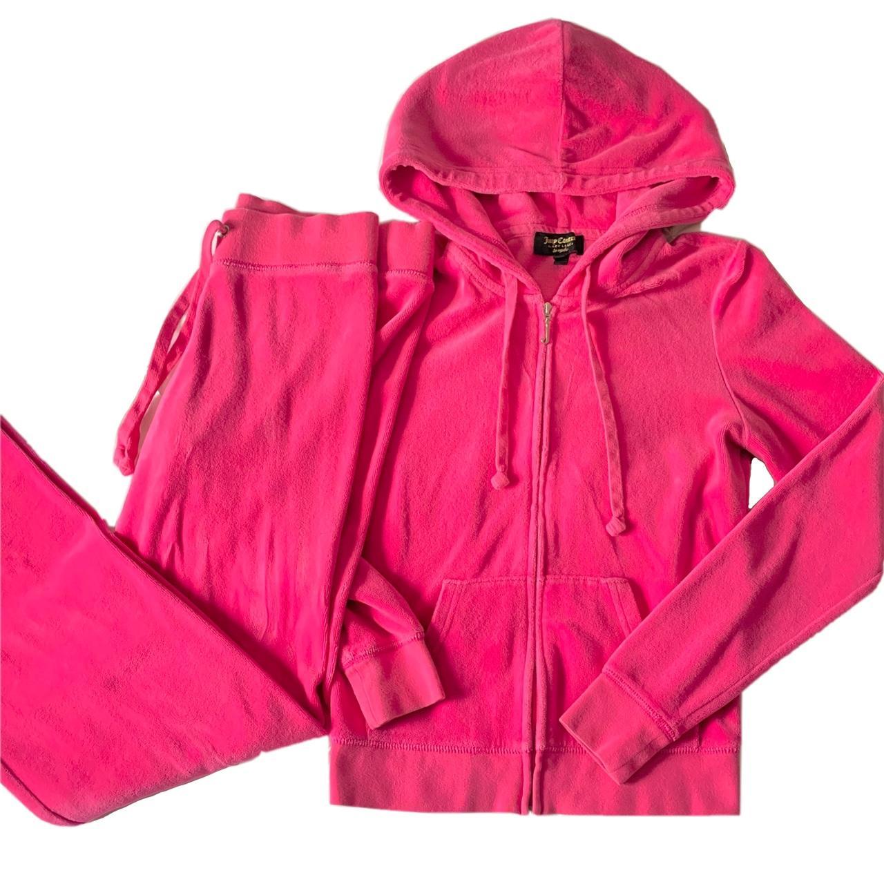 Pink Juicy Couture tracksuit the color is a... Depop
