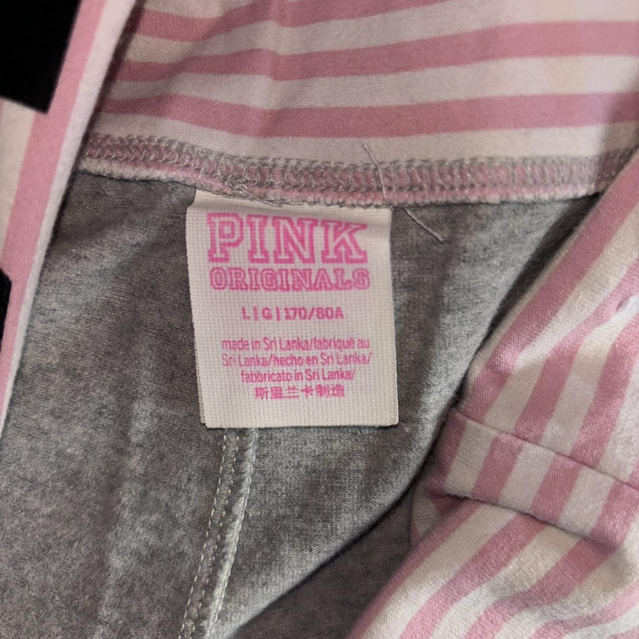 grey PINK originals fold over yoga pants - i have a... - Depop