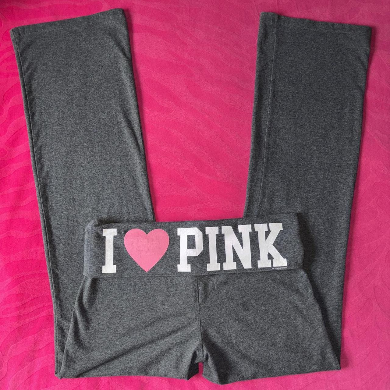 Victoria's Secret PINK fold over flare yoga pants - Depop  Victoria secret  pink yoga pants, Fold over yoga pants, Outfits with leggings