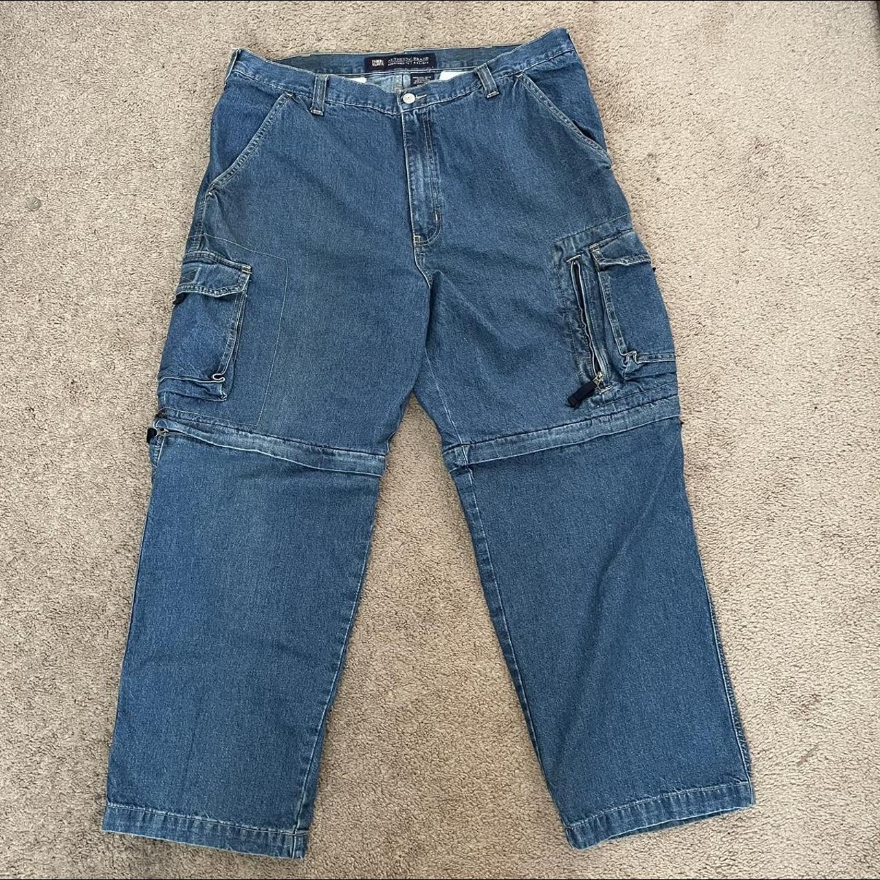 Faded Glory convertible cargo jeans Super baggy,... - Depop