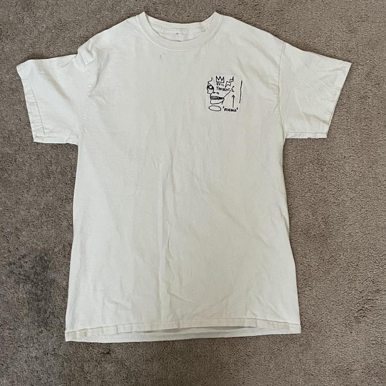 Jean-Michel Basquiat off-white “Revenge” t-shirt... - Depop