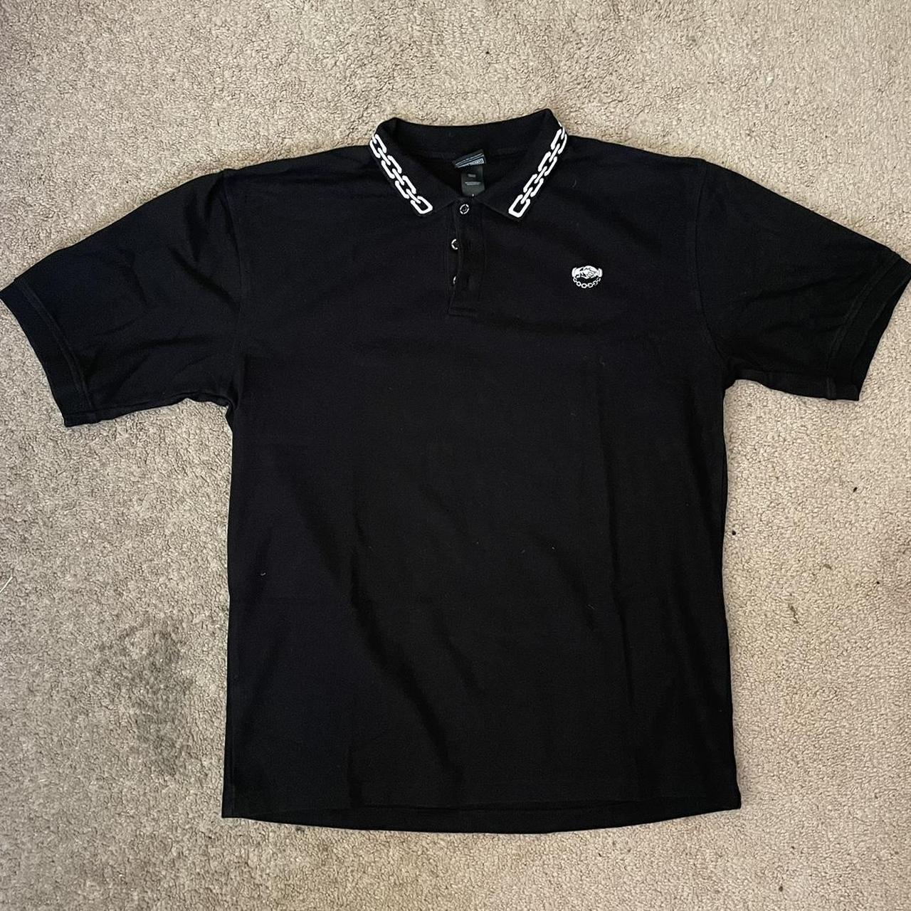 Black and white Lurking Class Sketchy Tank polo... - Depop