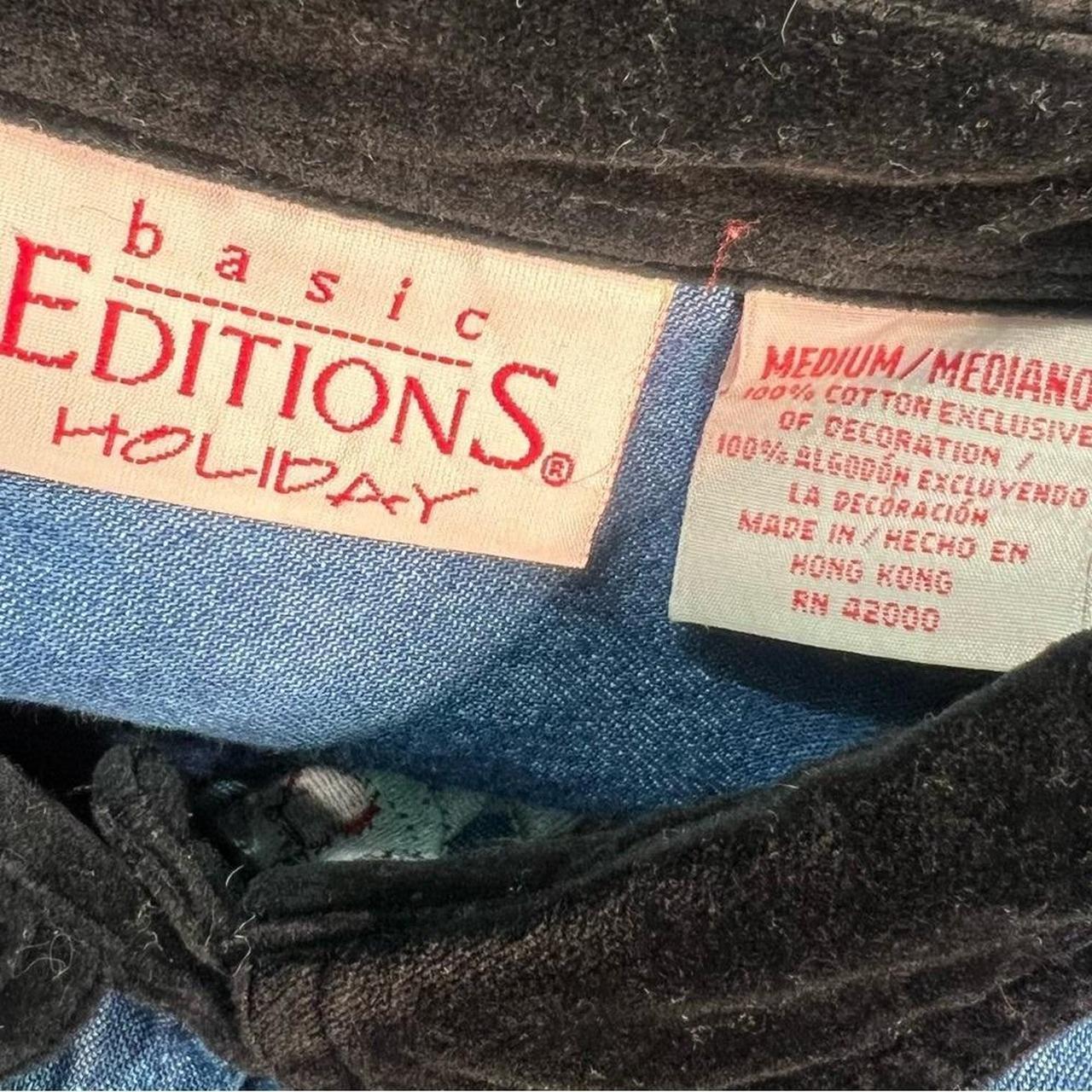 Basic Editions Women's Blouse - Blue - M – Basic … - image 8