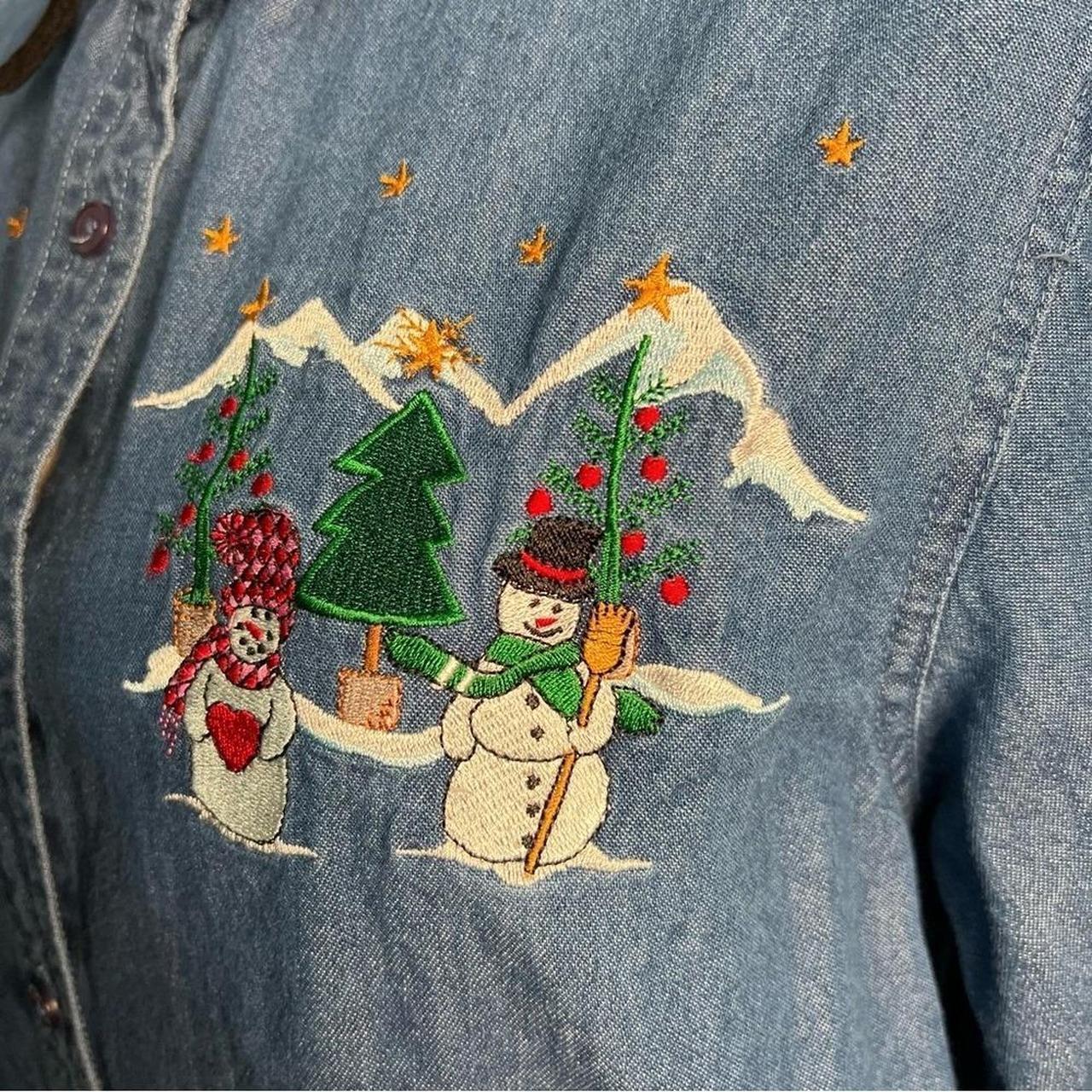 Basic Editions Women's Blouse - Blue - M – Basic … - image 5