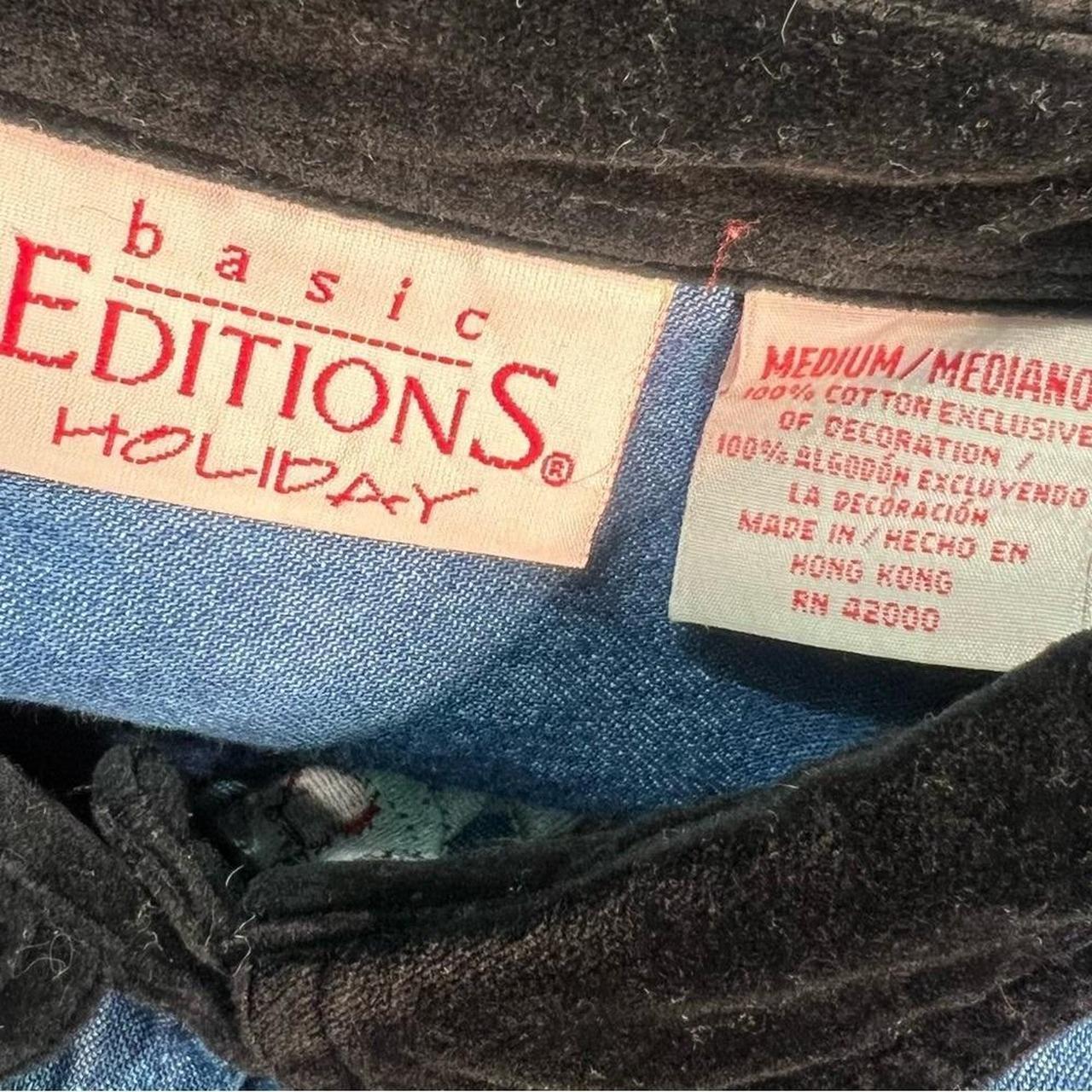 Basic Editions Women's Blouse - Blue - M – Basic … - image 8