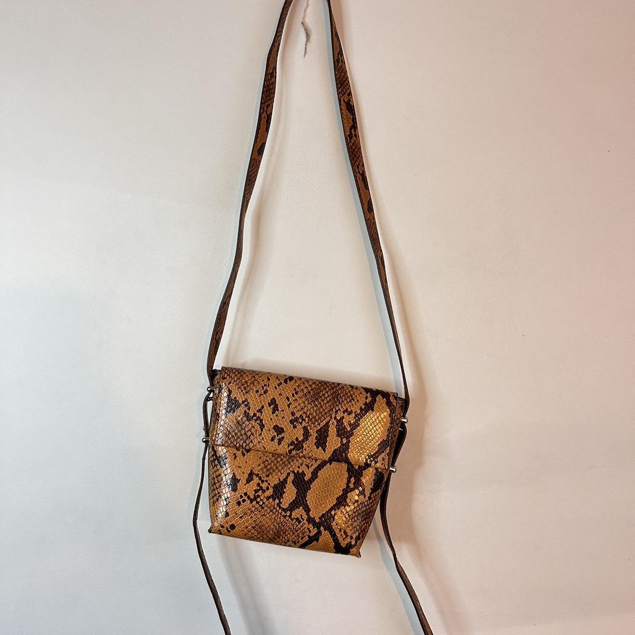 Faux snakeskin outlet purse