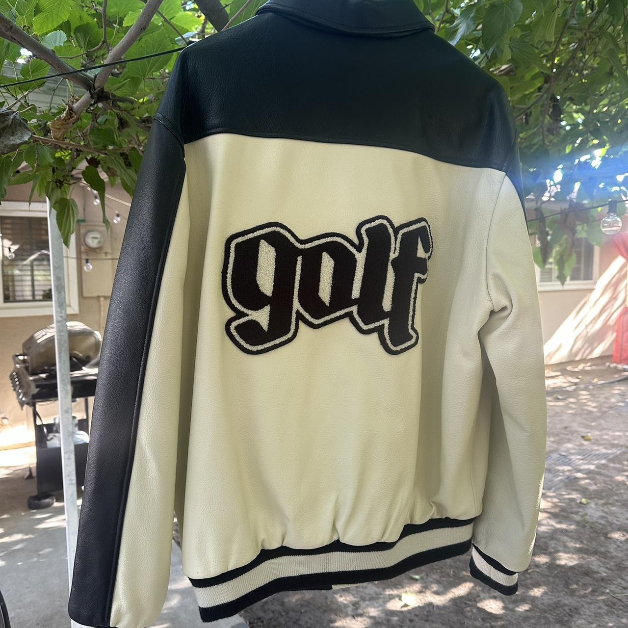 GOLF WANG “OLDE” LEATHER JACKET CREAM, ALL SALES...