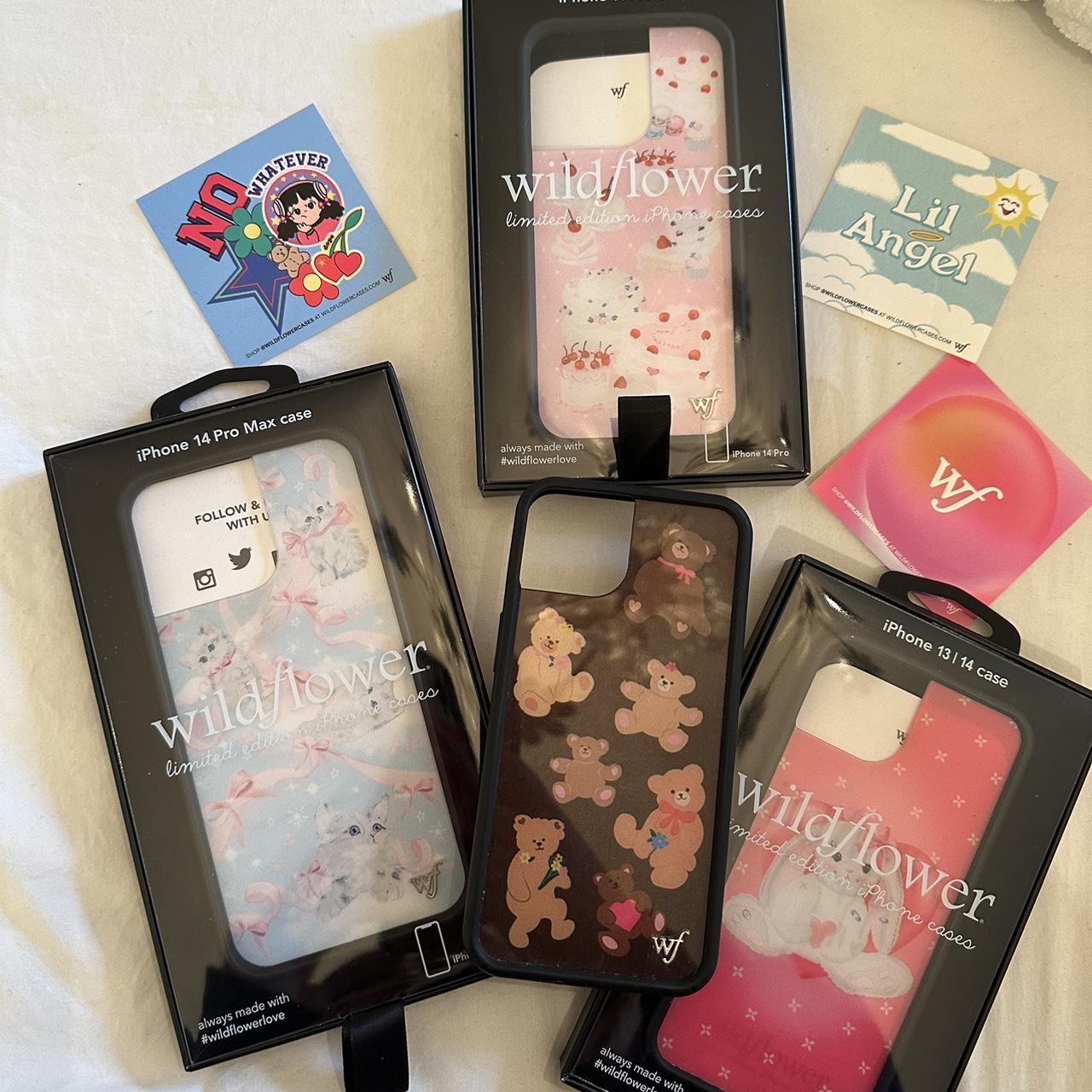 WILDFLOWER PHONE CASES!🧸🐰🍰🩷 Kittens with bows... Depop