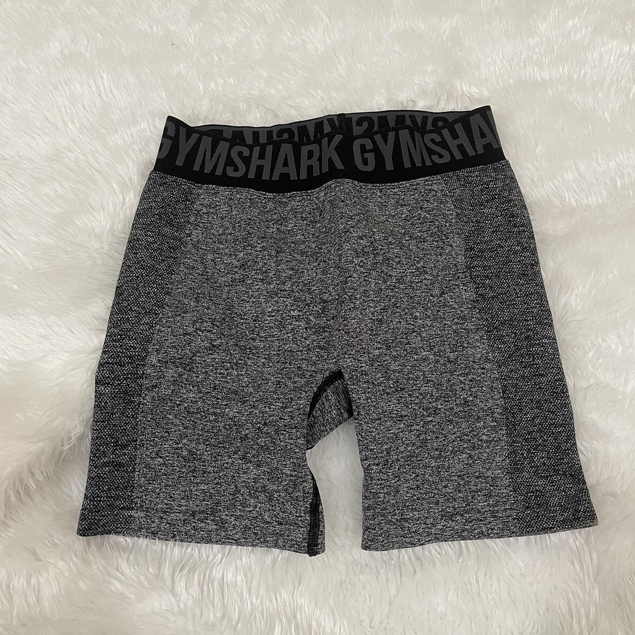 GYMSHARK flex shorts in charcoal and black colour - Depop