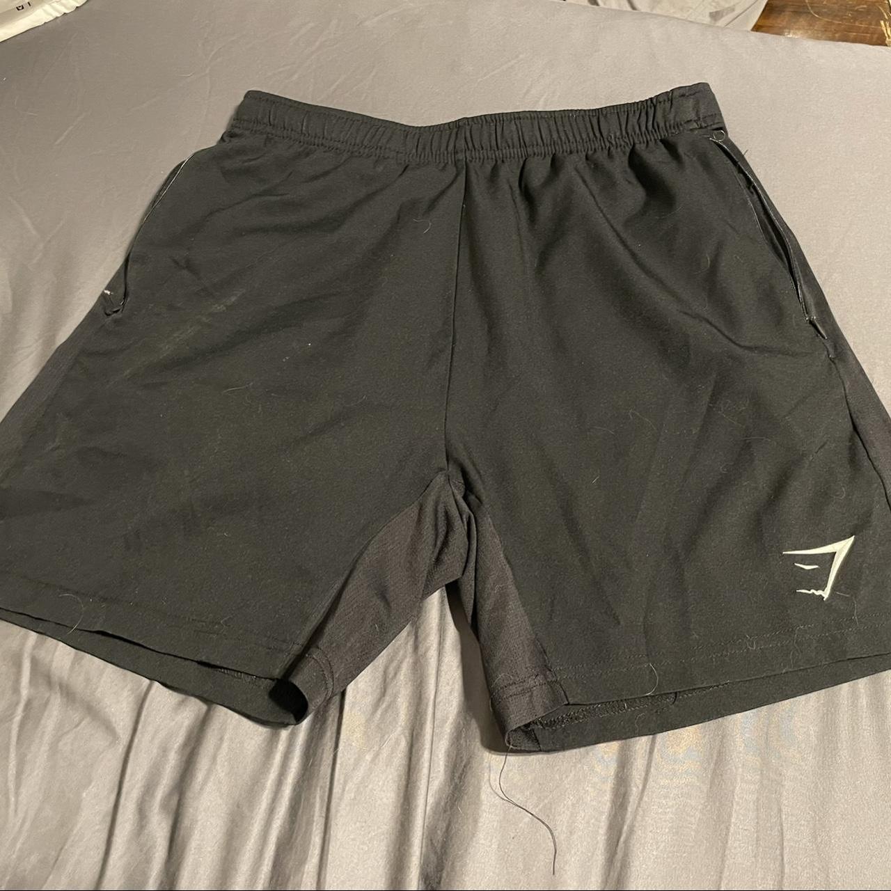 Gymshark Men's Black Shorts Depop