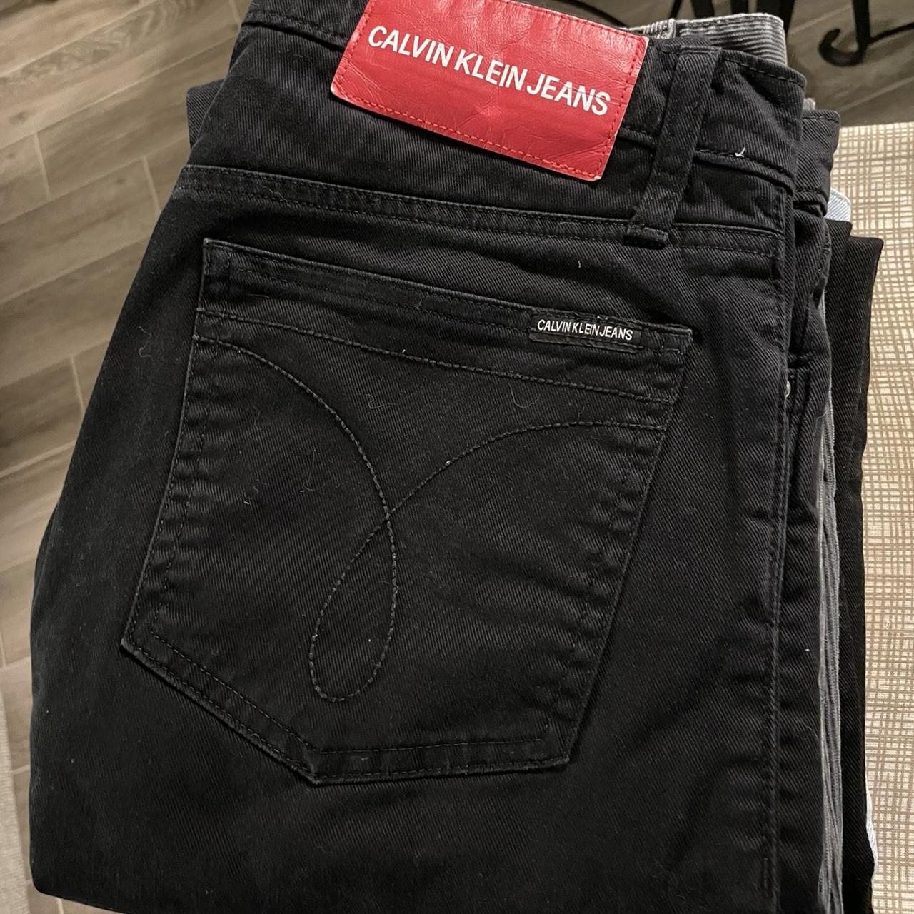 Mens Calvin Klein Black jeans, size 32x32 zara... Depop