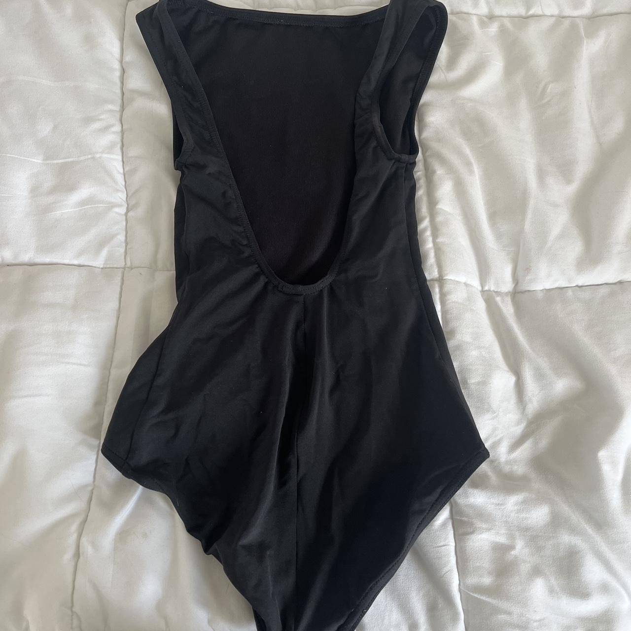 Capezio Women's Black Bodysuit | Depop