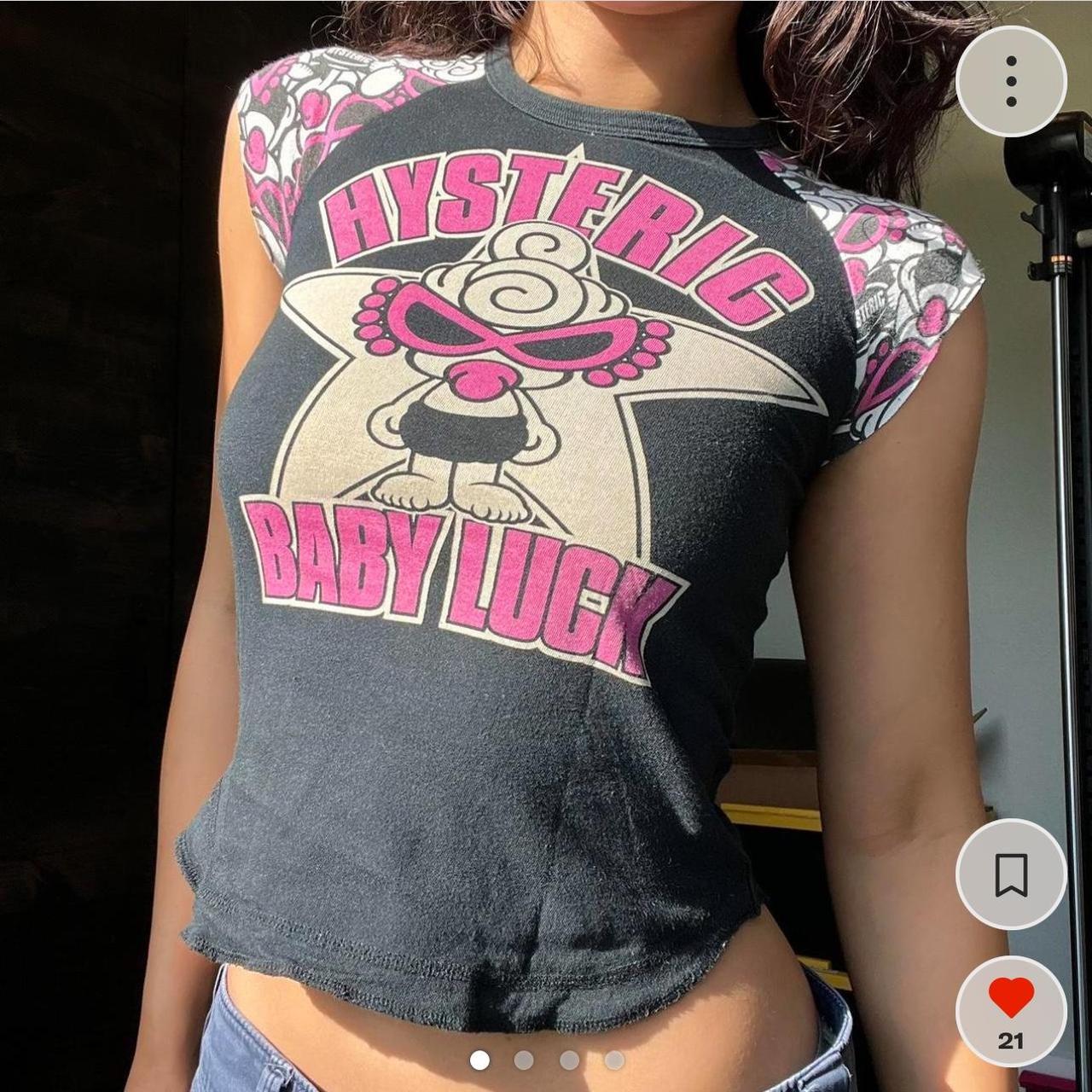 ビンテージHysteric Glamour ベビーティー Hysteric glamour-baby-tee - Depop