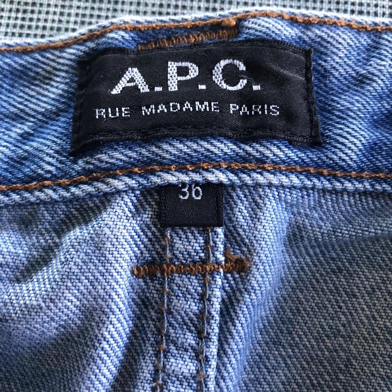 A.P.C mini denim skirt Size 36 (au 6-8) - Depop