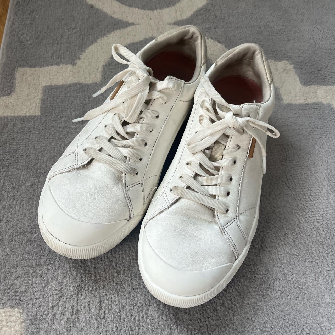 Dr. Scholl’s white platform sneakers, size women’s 8... - Depop