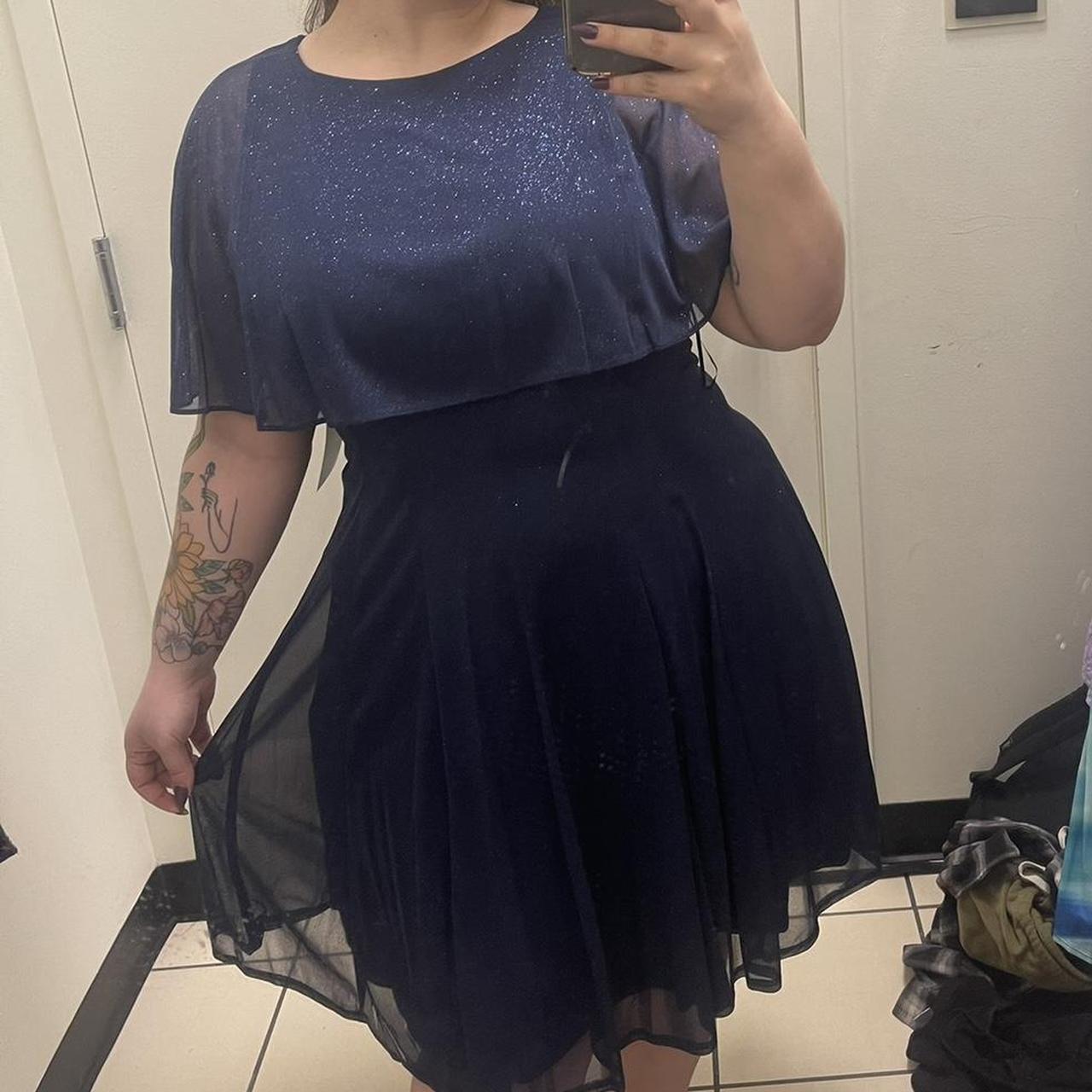 Brand new sparkly blue cocktail dress Only worn to. Depop