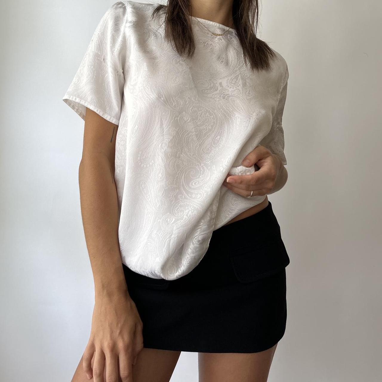 Impressions Women's White Blouse (5)