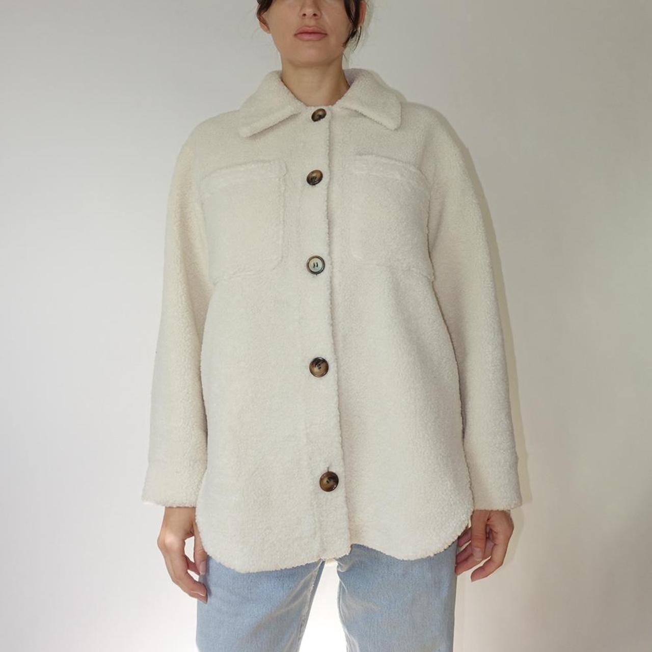 Rails Women's Shacket Jacket - Cream/White - S – … - image 2