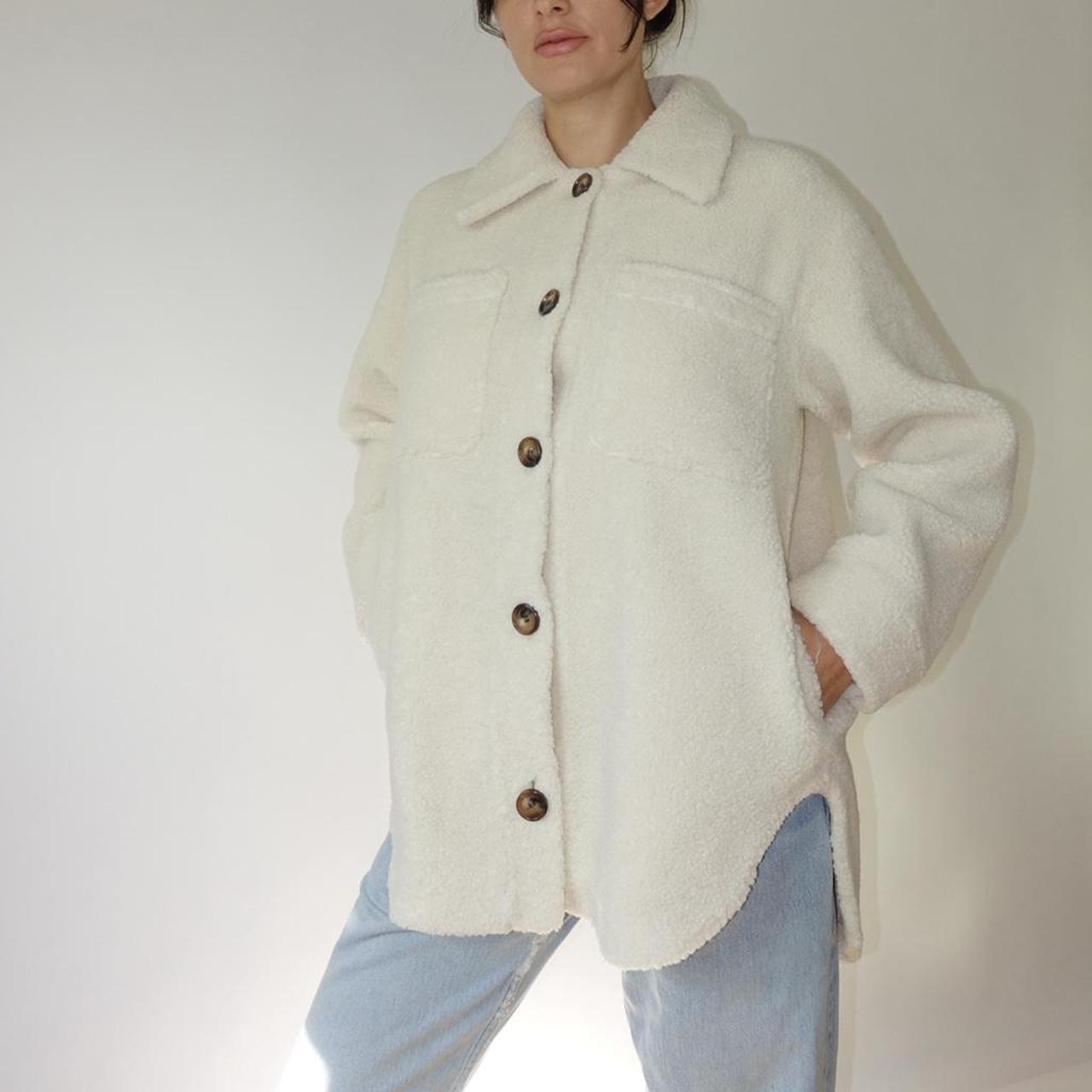 Rails Women's Shacket Jacket - Cream/White - S – … - image 3