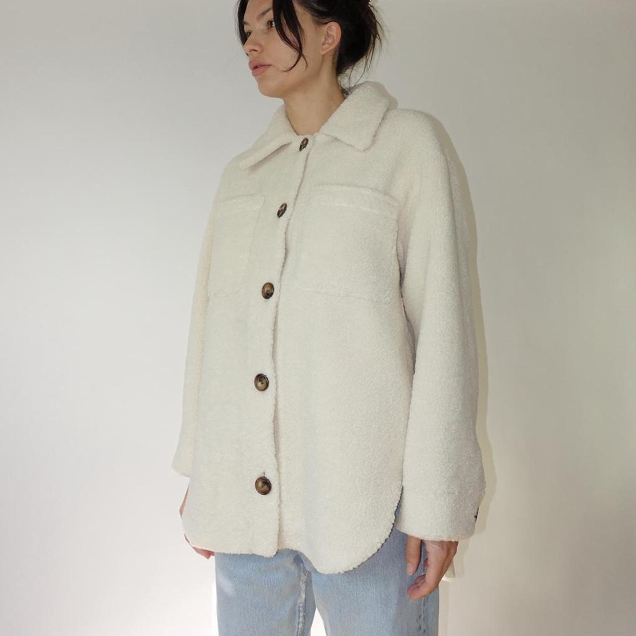 Rails Women's Shacket Jacket - Cream/White - S – … - image 1