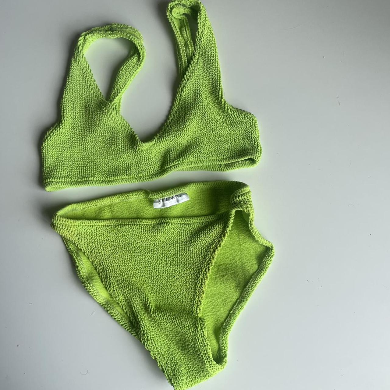 YouSwim eva standard waist swimsuit in wasabi.Sold... Depop