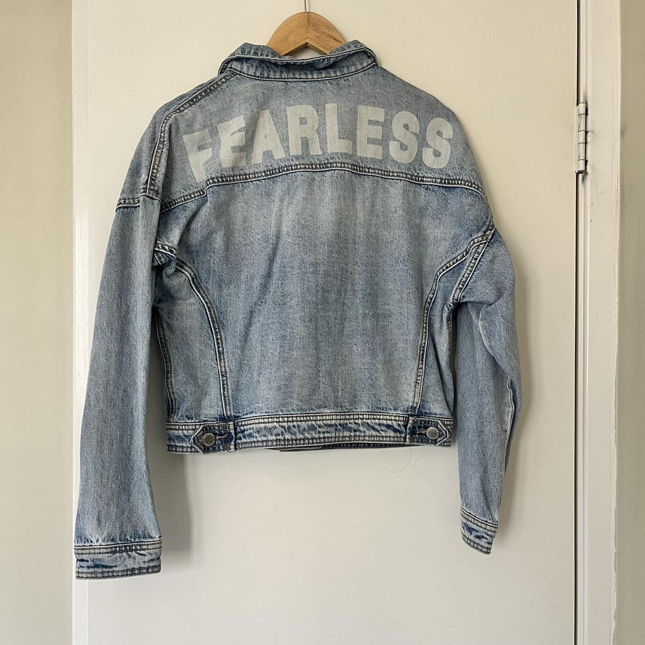 Decjuba FEARLESS Denim Jacket Size Medium