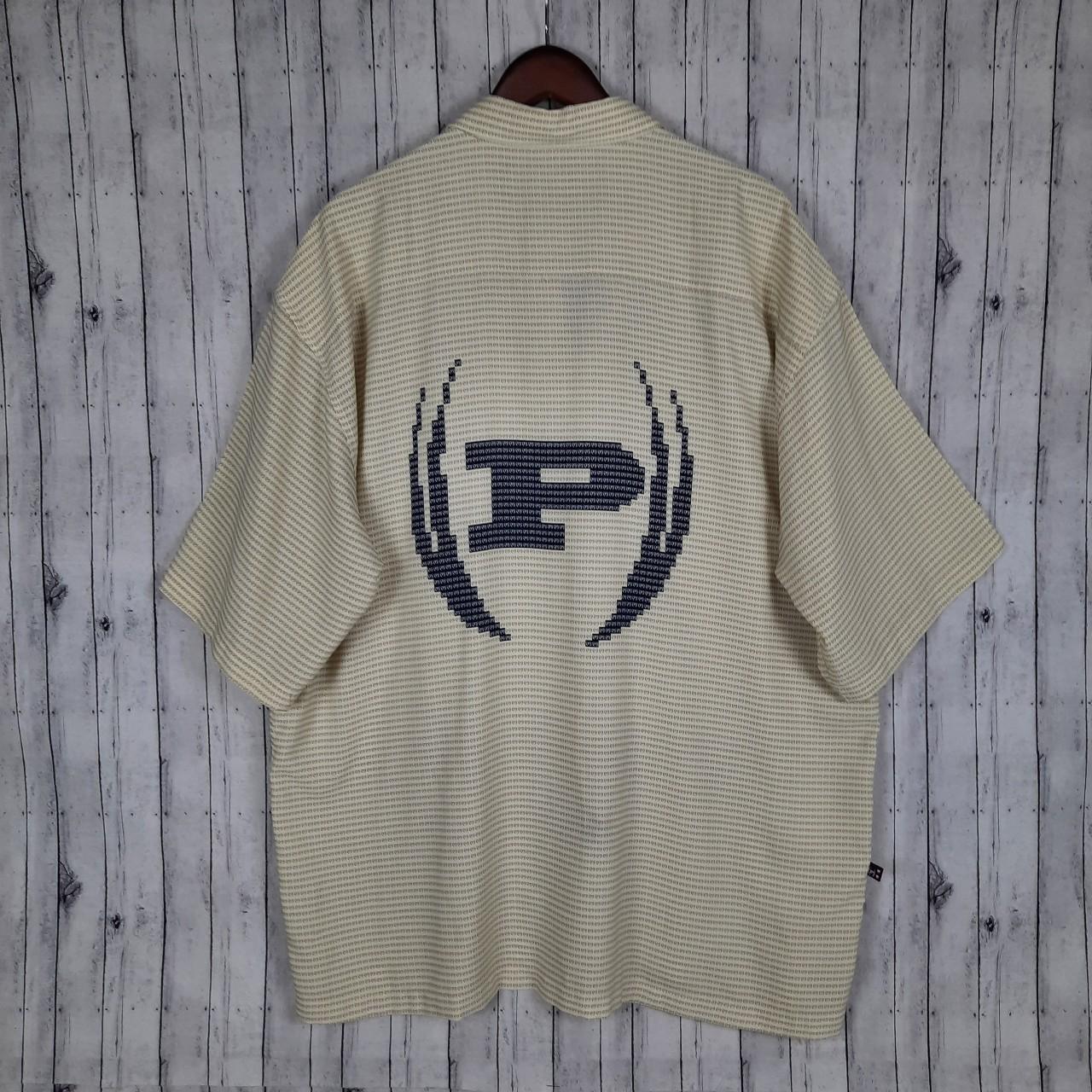 Phat Farm Button Shirt Mens XXL ALL Over Logo Print...