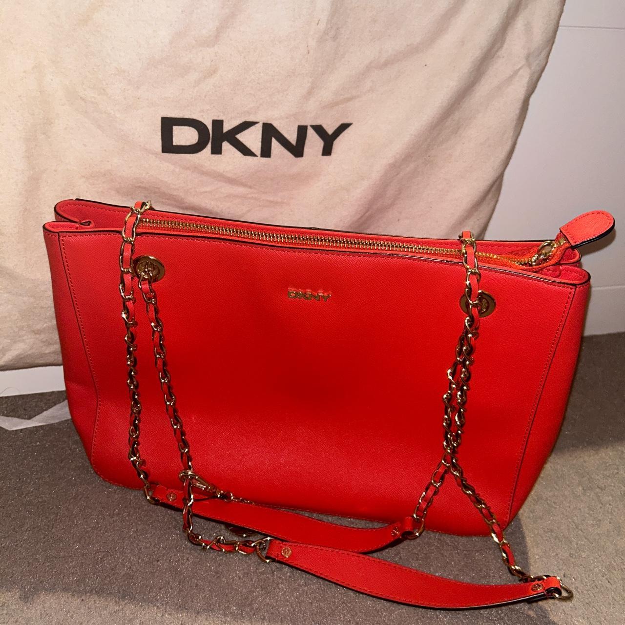 DKNY Women's Red Bag Depop
