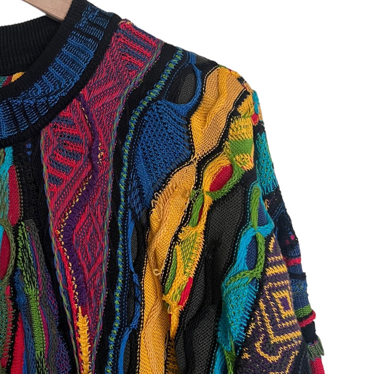 Rare Coogi Short Sleeve Button-up Cardigan Sweater Pastel