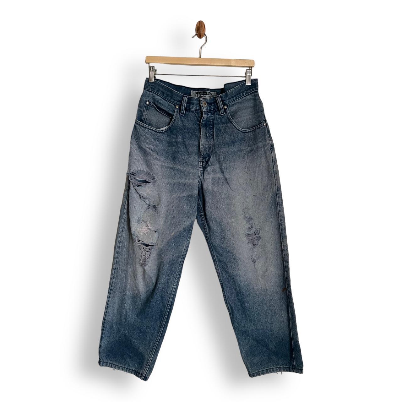 Vintage Anchor Blue Beyond Baggy Jeans size 32 Mens | Depop