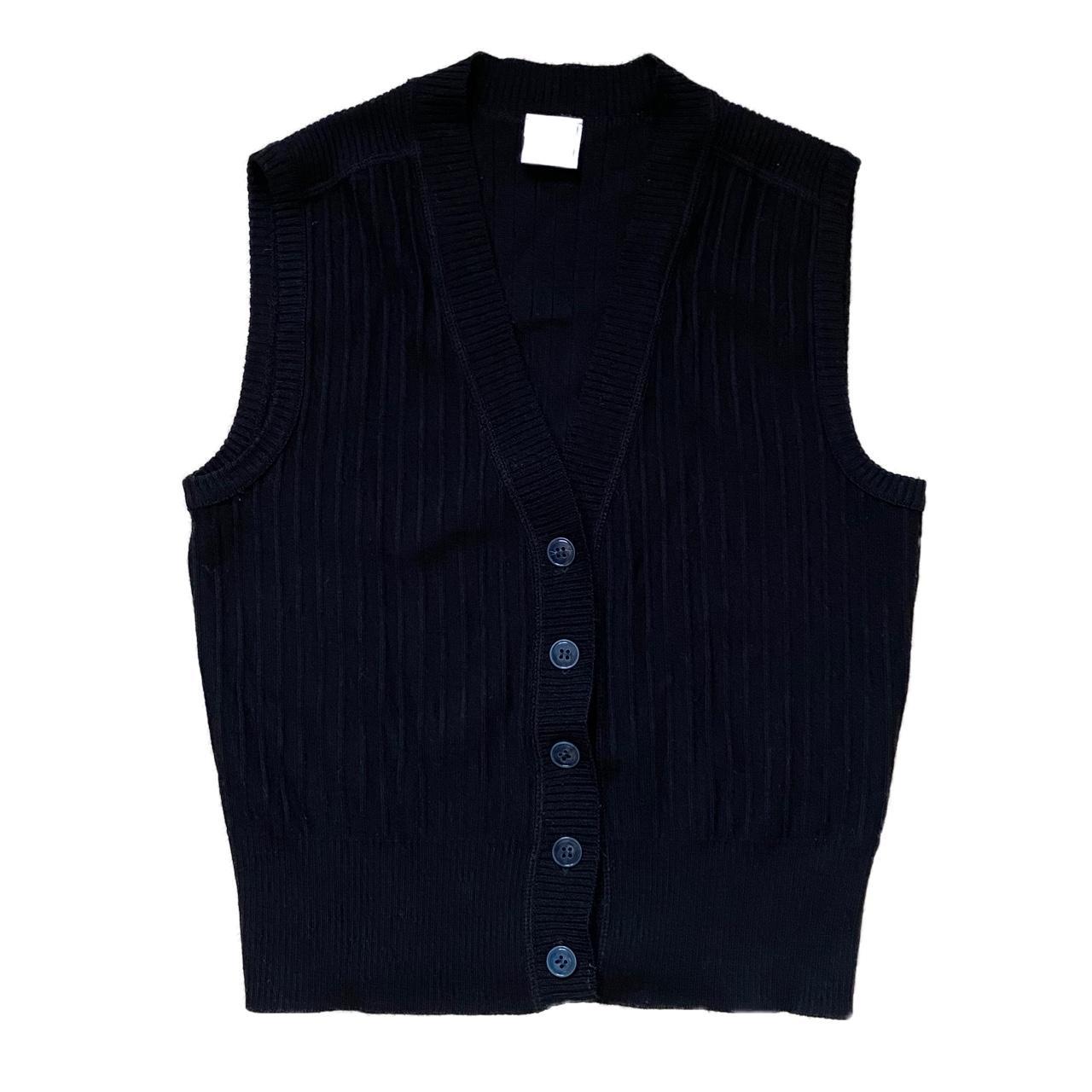 Women's Black Vest Depop