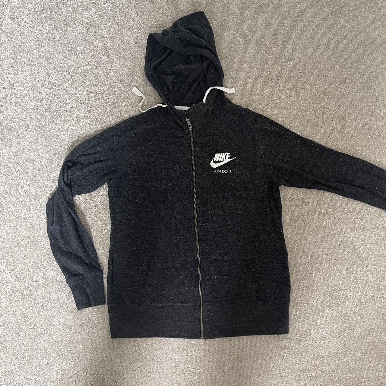 light grey nike zip up